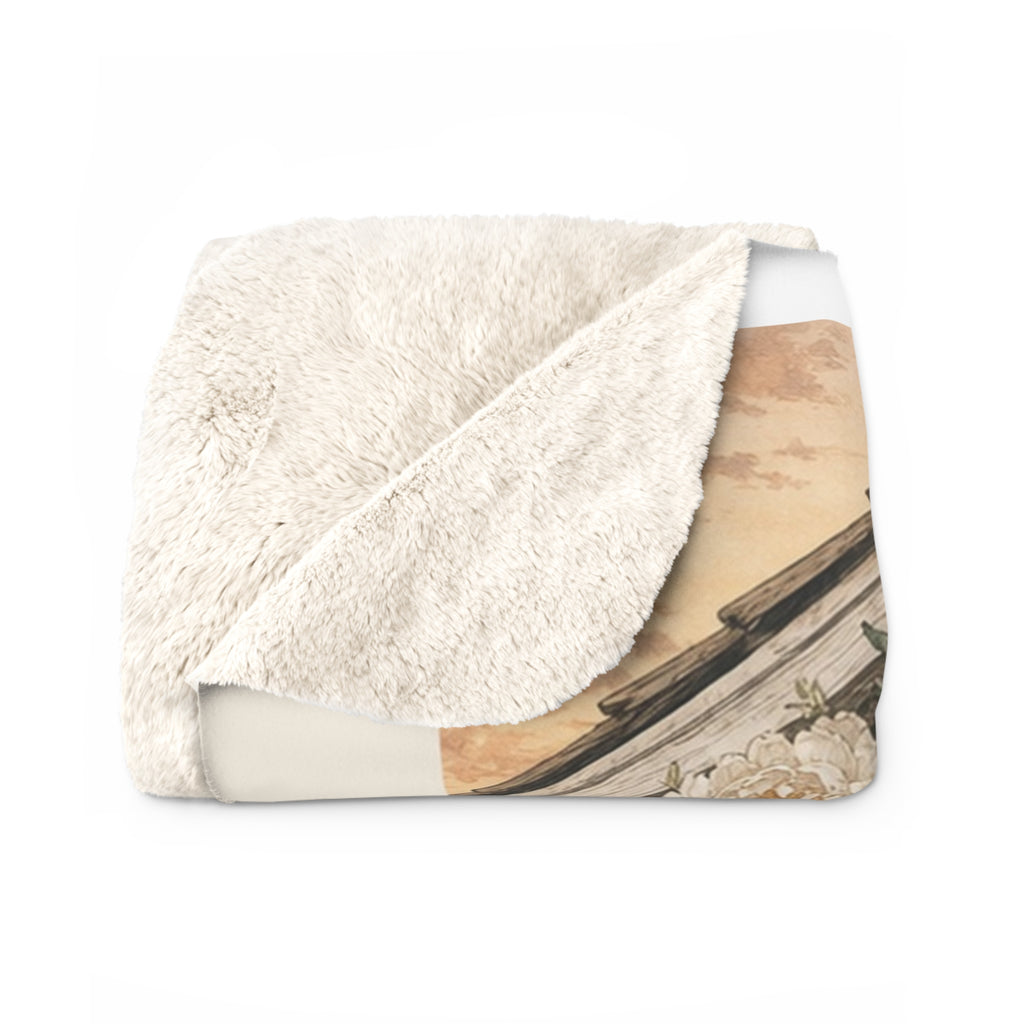 The Cock. The Hen. The Coop. — Wedding Sherpa Blanket