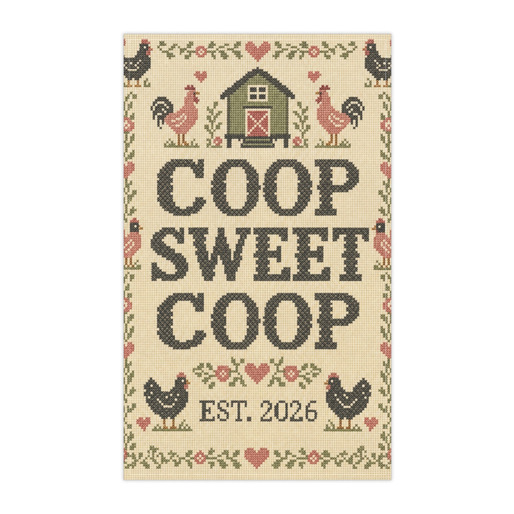 Coop Sweet Coop — Tea Towel
