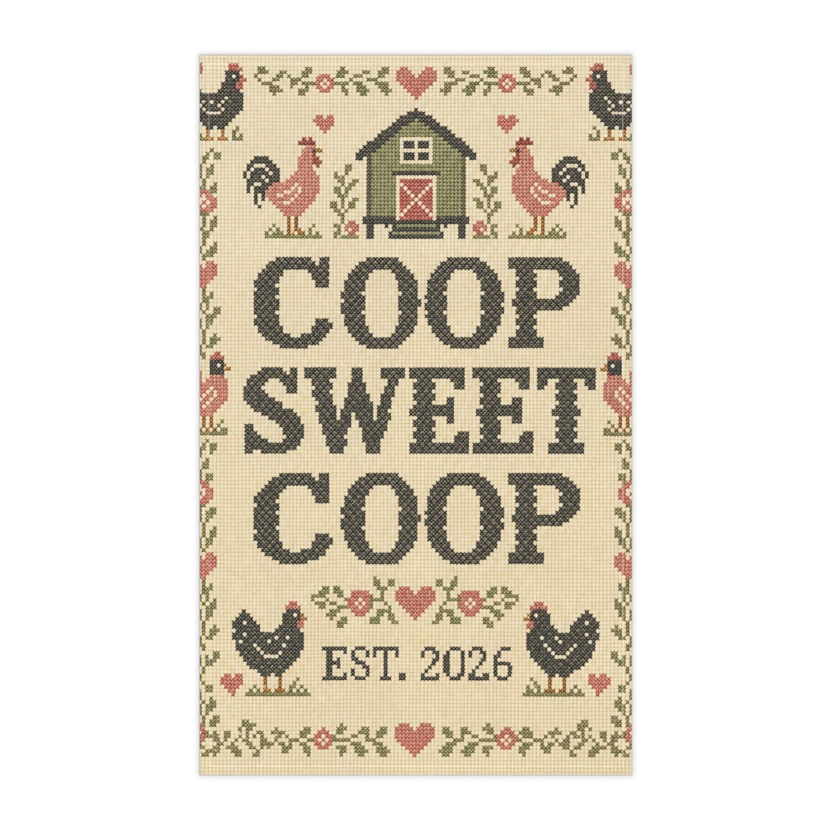 Coop Sweet Coop — Tea Towel