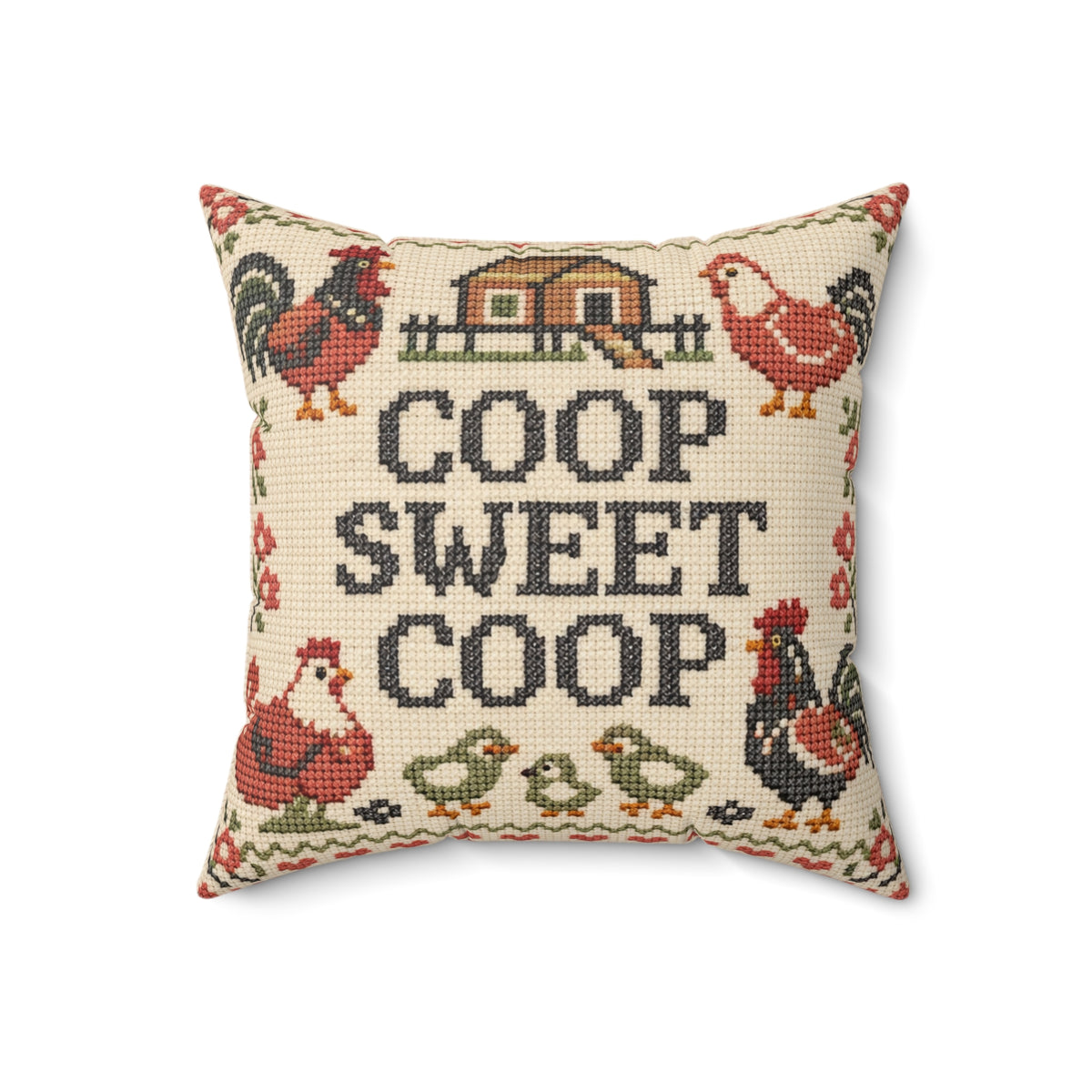 Coop Sweet Coop — Throw Pillow