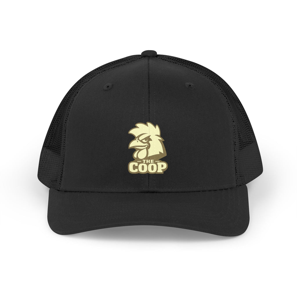Rooster Head Icon — Retro Trucker Hat